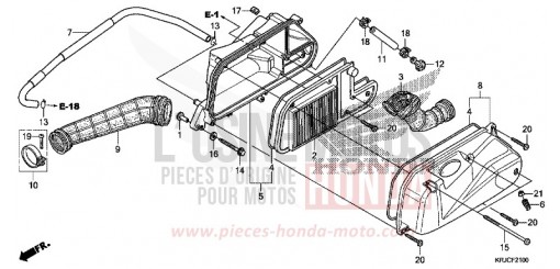 FILTRE A AIR FES125C de 2012